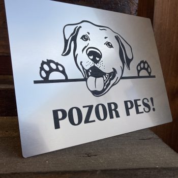 Tabuľka: Pozor pes!